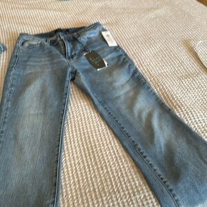 Judy Blue jeans size 28 NWT stretch slight kick flare cropped stitch fix crop